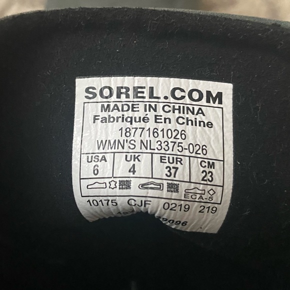 Sorel Lexie Wedge Boots. Size 6. - Picture 4 of 4